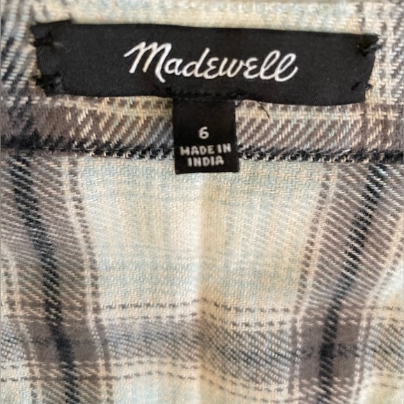 Madewell plaid maxi dress - Picture 4 of 13